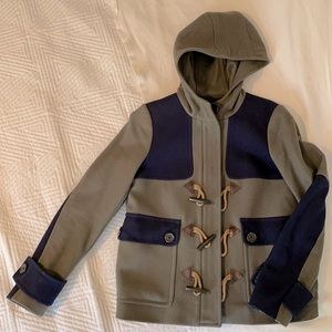 Size 4 wool toggle parka from J. Crew